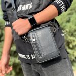 کیف دوشی مردانه چرمی برند آرازبگ کد 01