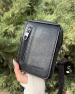 کیف دوشی مردانه چرمی برند آرازبگ کد 01 - Image 5