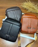 کیف دوشی چرم مردانه برند آرازبگ کد 0011