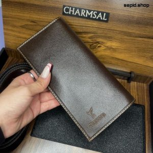 ست هدیه کیف و کمربند مردانه چرمسال کد 106