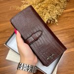کیف پول چرم طبیعی مردانه اکوال کد 503