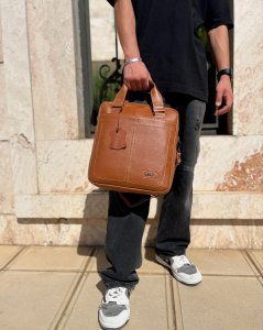 کیف نیمه اداری چرم مردانه اسپرت کد 0025