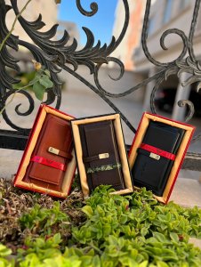 کیف پول چرم طبیعی آرمانی کد 531